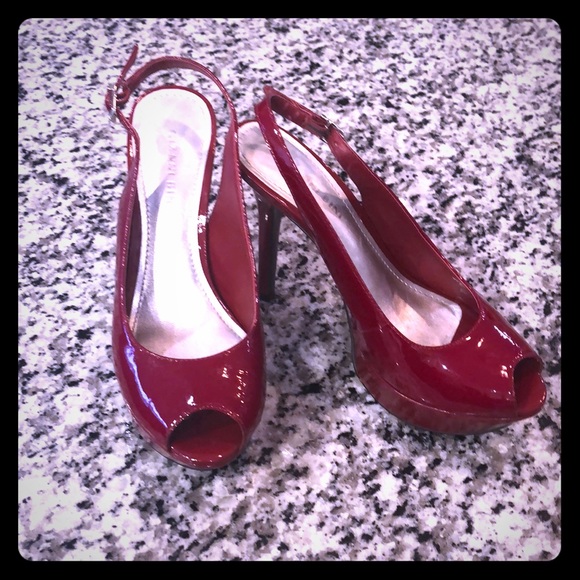 Gianni Bini Shoes - Ferrari Red, 4” heels